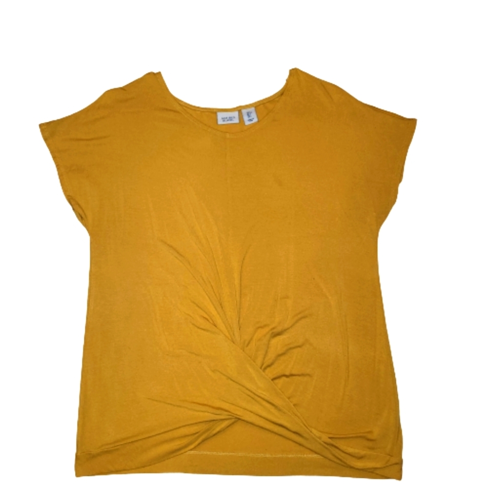 ANTIBES BLANC yellow shirt